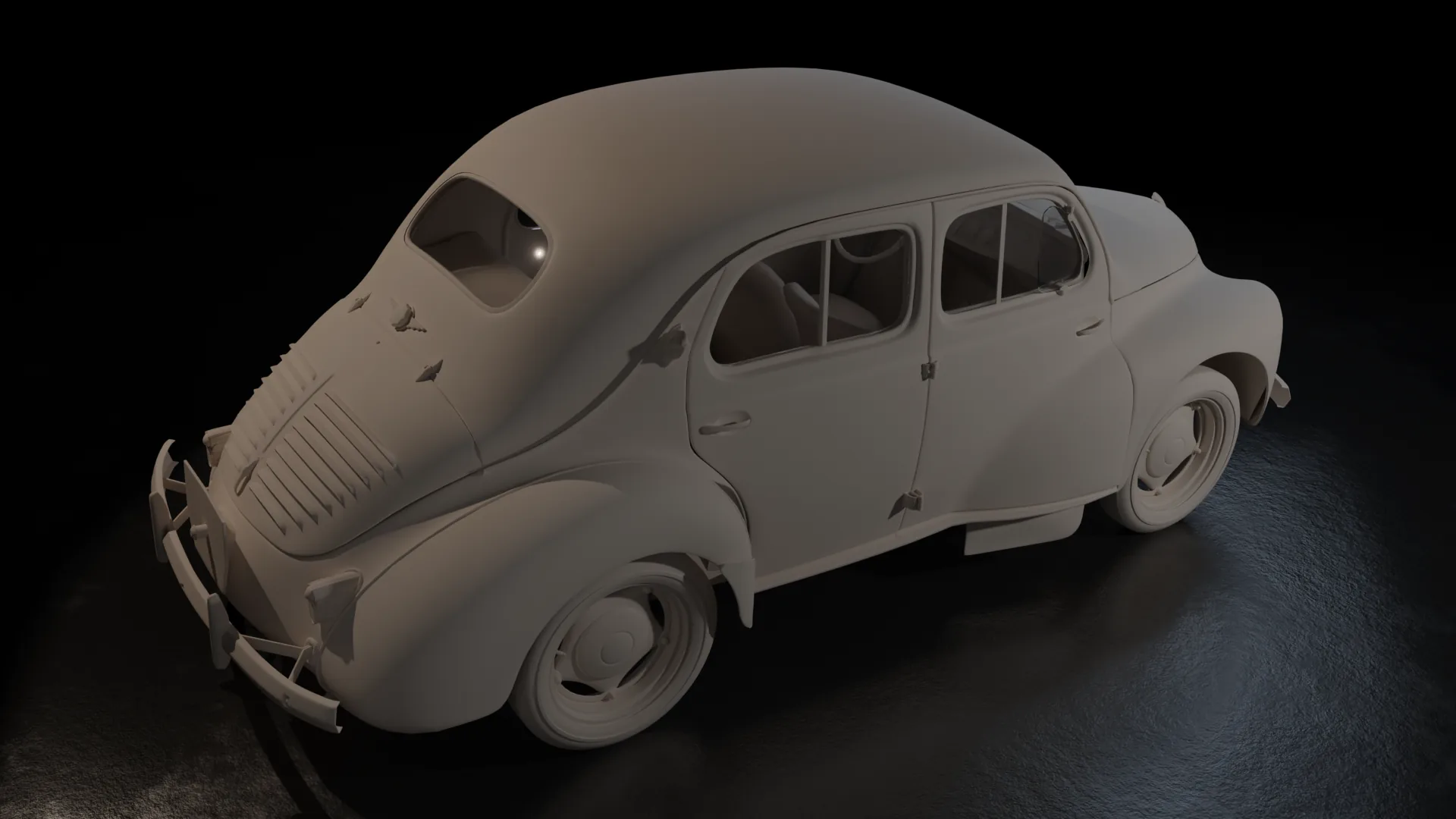 Renault 4CV — vue complémentaire