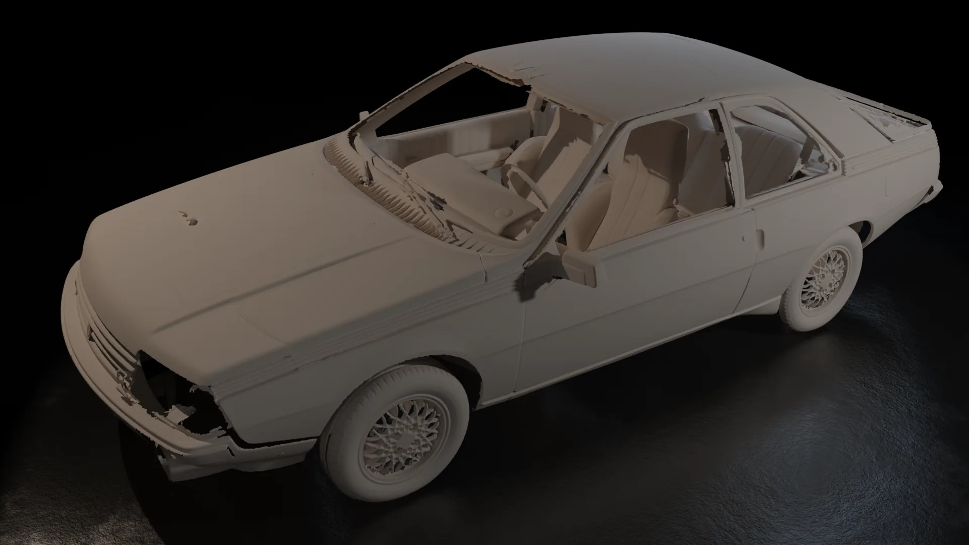 Renault Fuego — scan brut d'origine