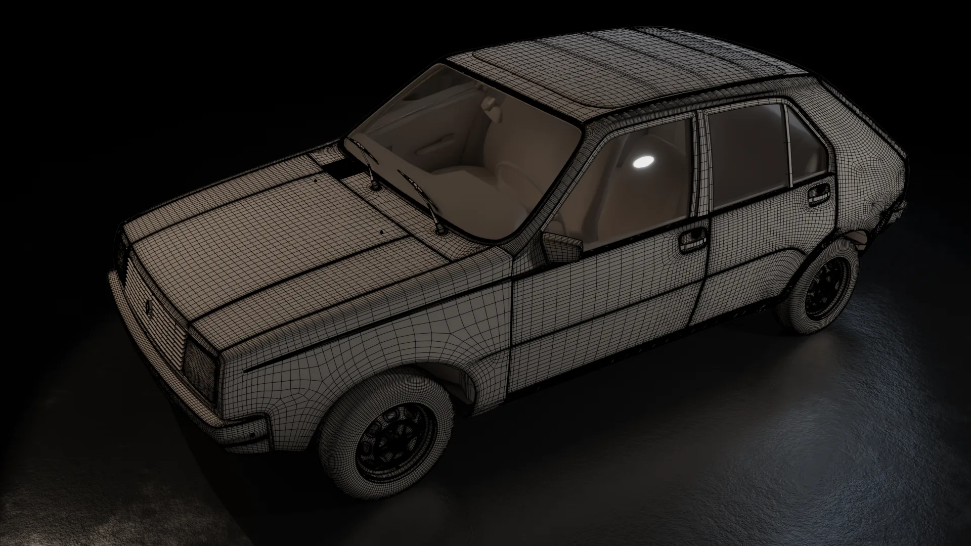Renault 14 — maillage